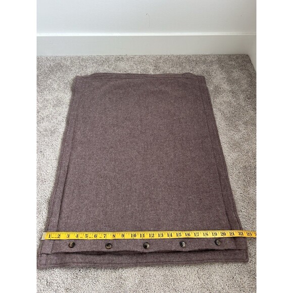 Ralph Lauren Standard Pillow Sham Great Compton Riverport Purple Wool - Picture 6 of 6